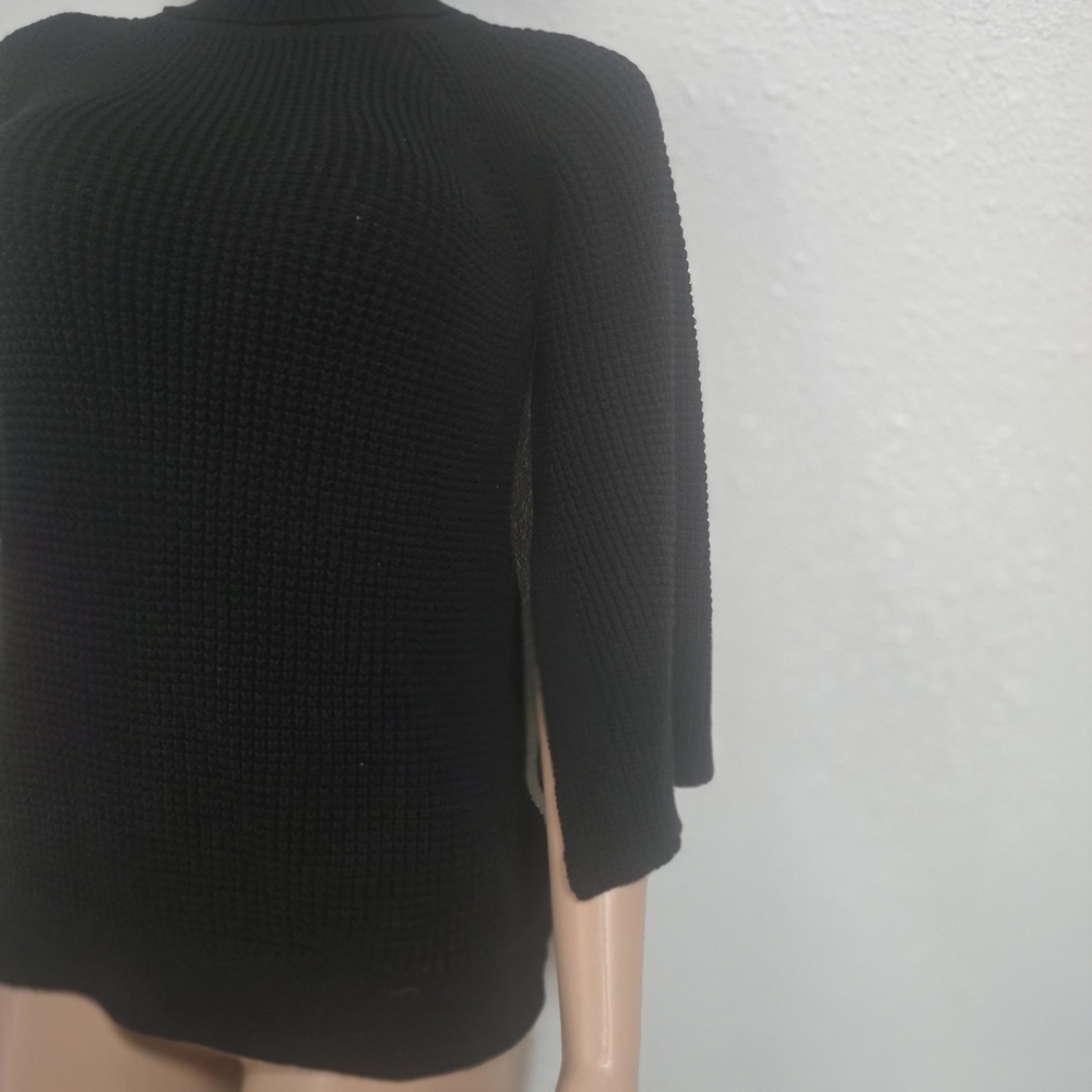 H by Halston Black Cowl Neck Sweater - Picture 4 of 12